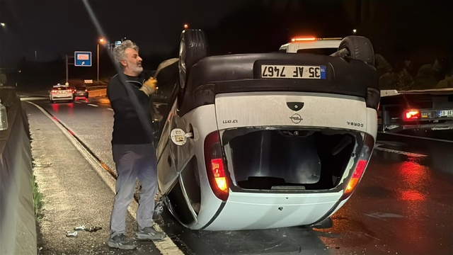 117565810_1_640x360 Alkollü sürücünün kullandığı otomobil takla attı