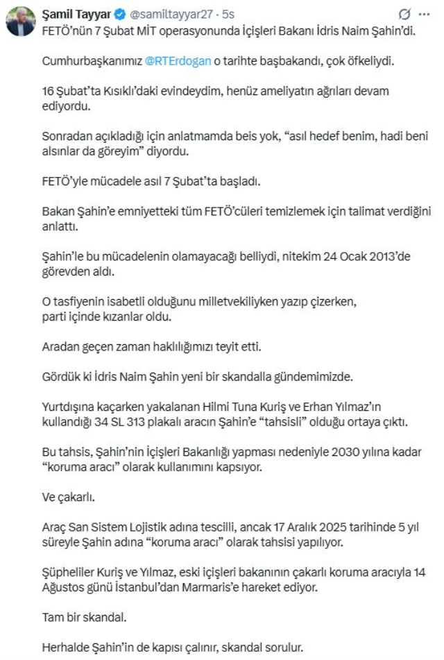 20260821_e635ad02b7b34719b2794398ffc3be5a AK Parti Cephesinden İdris Naim Şahin’e İlk Salvo: “Kapısı Çalınır”